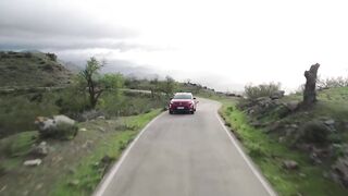 Renault Scenic E-Tech electric in Iconic Red Driving Video