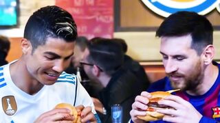 Messi Invites Ronaldo to Eat Too Much