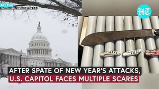 Hours Before Trump Visit, Man With Machete & Knives Arrested At Capitol | Another Security Scare?