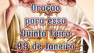 Oração para essa Quinta Feira 09 de Janeiro.