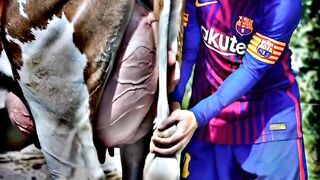 Messi rolando Neymar jr farmer