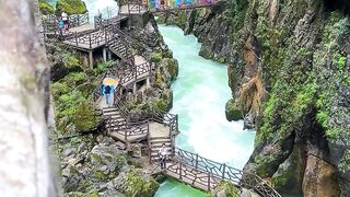 Tongren Grand Canyon is a picturesque destination in Guizhou Province, China