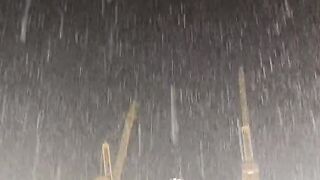 Heavy Rain in Makkah