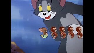 tom and jerry with cat