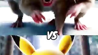 Pikachu Vs Joker Harley Quinn Humanoid Duck And Hybrid Rat #ai #spiderma#pikachu