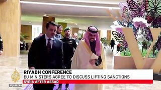 EU agrees to tackle Syria sanctions as Western, Arab leaders meet in Riyadh