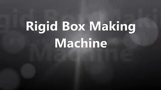 Sweet box making machine