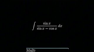 Beautiful integration problem solving.