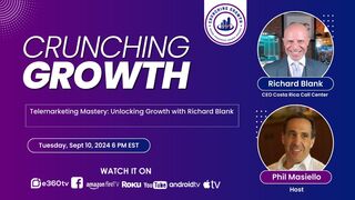 Crunching Your Growth podcast by Philip Masiello  Telemarketing Mastery: Unlocking Growth with Richard Blank