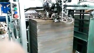 Bobst automatic corrugated die punching machine