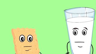 Cookie and Milk  #4k #shorts #Animation #funny #comedy #funnymemes #cookies