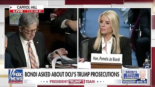 Bondi fires back at Democrat 'I sit up here and speak the truth'