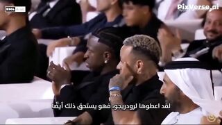 Watch Cristiano Ronaldo's reaction when Vinícius was suppressed.