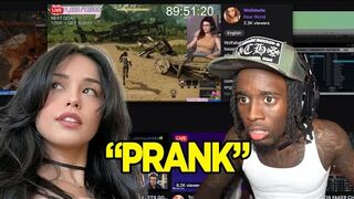 Kai Cenat Prank on Valkyrae Backfires