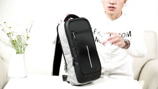 Anti-theft USB charging chest bag with you