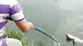 Dapat ikan sangat besar