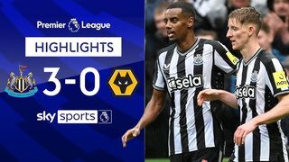 Newcastle United 3 Wolverhampton Wanderers 0 _ Premier League Highlights