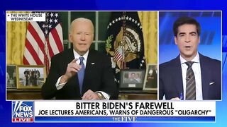 Jesse Watters The media ‘fawned’ over Biden's final speech