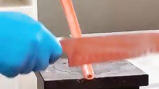 Wow cutting strawberry candy