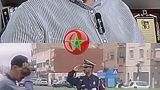 A foreign tourist is amazed by Moroccans' respect for a funeral: everyone standing and the police giving a military salute.