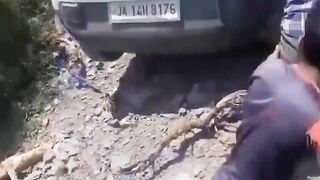 Car Falling Accident