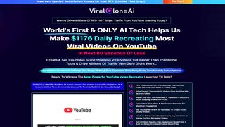 Viral Clone AI Review: Create Viral YouTube Videos in 3 Clicks!