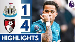 Newcastle United 1 AFC Bournemouth 4 _ Premier League Highlights