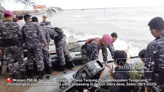 TNI mulai bersihkan pagar laut