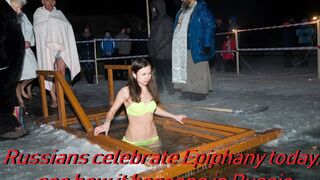 Russians celebrate Epiphany today, see how it happens in Russia