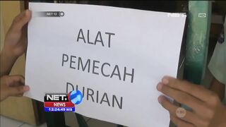 Murid SMP bikin alat pemecah durian