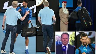 Novak Djokovic refuses post-match interview at the Australian Open and storms off court as he lashes out at Channel Nine