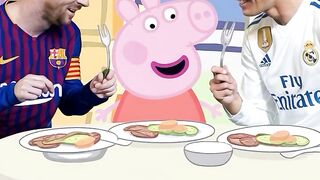 Messi, Ronaldo and Peppa Pig