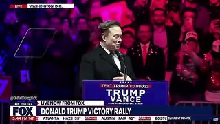 BREAKING: Elon Musk Takes The Stage At Trump Victory Rally As The Crowd Goes Wild