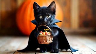 Cute Cats in Halloween Costumes