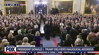 President Trump delivers his inauguration address