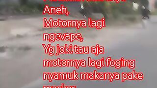 Foging zaman sekarang pake motor gak lagi jln kaki