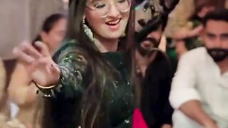 Beautiful girl dancing for song