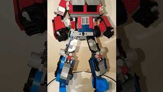 LEGO Optimus Prime Transforms MOC