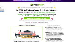 KidzKDP Review: AI Assistant for Kids Book Creation & Publishing