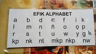 IBBIBIO-EFIK LANGUAGE CLASS 01