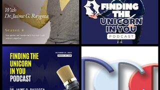 Finding the Unicorn in You podcast Episode #63. Host Dr. Jaime G. Raygoza chat with Richard Blank