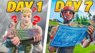 My 1 WEEK Controller to keyboard and Mouse Progression! (Fortnite)