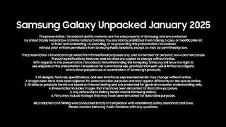 Samsung Galaxy event 2025