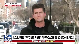 WATCH Fox News follows ICE during Boston arrests