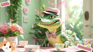 Captain Croc’s Tea Party Adventure #kidsstory #subscribe #aigernerated #kidstories