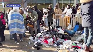 Trump supporters abandoned their Louis Vuitton, Prada and Gucci bags to attend the presidential inauguration.