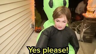 Giving I phone instead of candy on Halloween