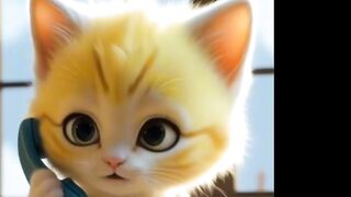 Cat on the Phone: Adorable Moments and an Important Call!"