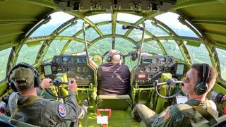 B-29 Doc Cockpit View Full Flight