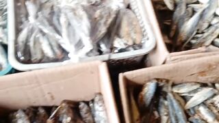 Belanja ikan asin di pasar tradisional